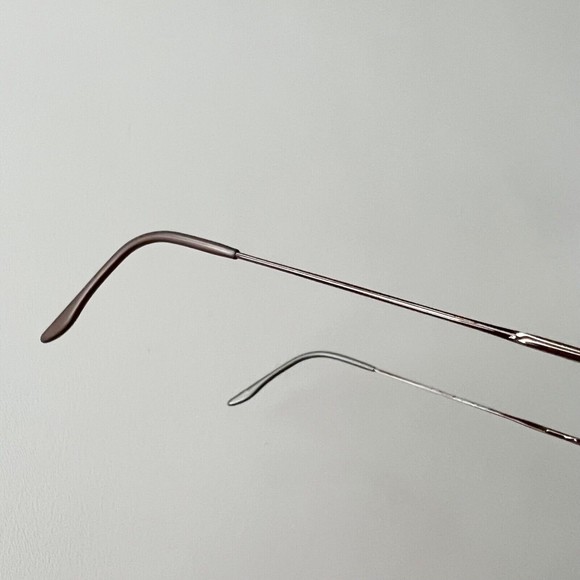 UROCK Eyeglasses Frame U721 Brown 52-18-135 Semi Rimless Display Model - Picture 9 of 11
